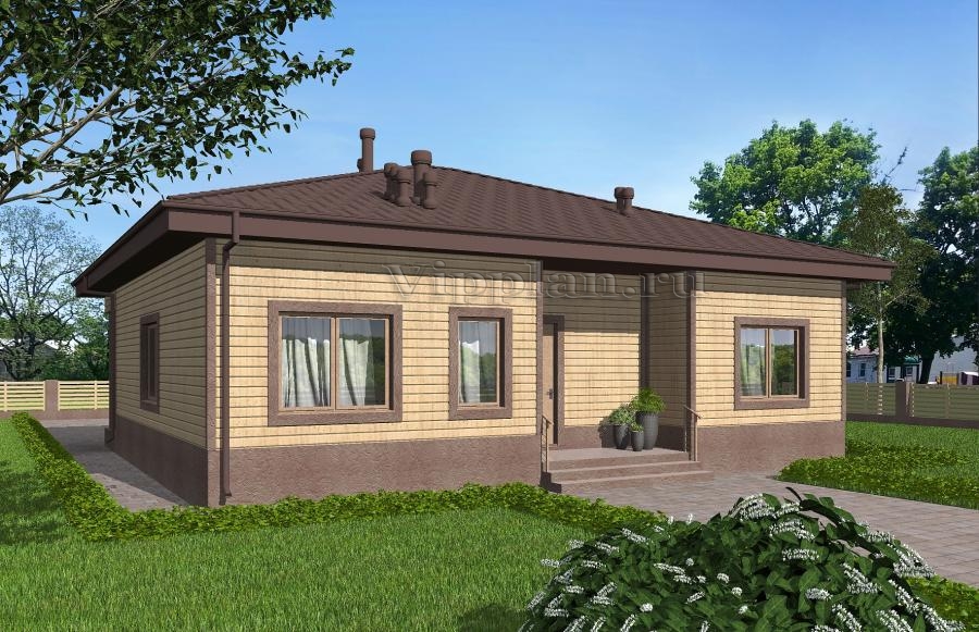 Одноэтажный жилой дом